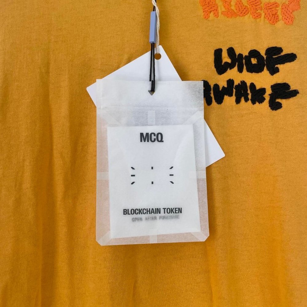 MCQ Alexander McQueen Genesis II Designer Jersey Colourblock Mini Dress Women XS - Picture 6 of 8